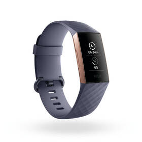 Fitness náramek Fitbit Charge 3 - Rose Gold, Blue Grey 

 obrázek produktu 2 z 9
