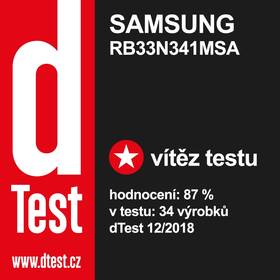 Chladnička s mrazničkou Samsung RB33N341MSA/EF 

 obrázek produktu 2 z 8