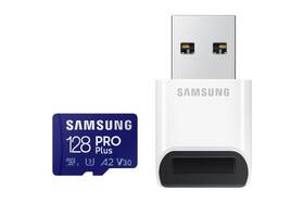 Paměťová karta Samsung 128GB UHSI-U3 (160R/120W) + USB adaptér 

 obrázek produktu 3 z 5