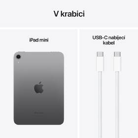 Dotykový tablet Apple iPad mini (2024) Wi-Fi 128 GB - vesmírně šedý 

 obrázek produktu 9 z 9