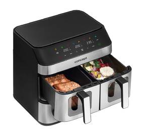 Fritéza horkovzdušná Concept FR9000 PIZZA TRIO 18,5 l černá/nerez

 obrázek produktu 2 z 32