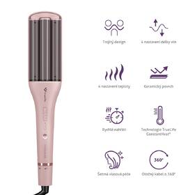 Kulma TrueLife HairWaver W6 růžová

 obrázek produktu 3 z 10