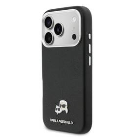 Kryt na mobil Karl Lagerfeld PU Karl and Choupette Heads Pins MagSafe na Apple iPhone 17 Pro černý

 obrázek produktu 2 z 6