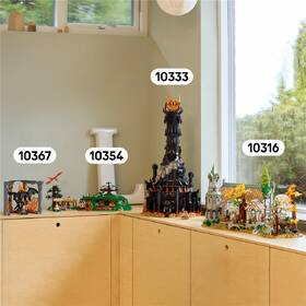 Stavebnice LEGO® Icons 10367 Knižní zarážka: Pán prstenů – Balrog™ 

 obrázek produktu 9 z 9
