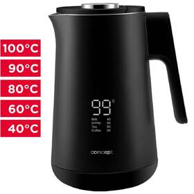 Rychlovarná konvice Concept RK3340 INTUITIVE, 1,7 l černá

 obrázek produktu 1 z 14
