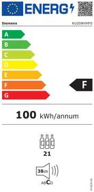 Vinotéka Siemens KU20WVHF0 černá barva
