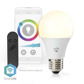 Chytrá žárovka Nedis SmartLife klisik, Wi-Fi, E27, 806 lm, 9 W, RGB / Teplá - studená bílá 

 obrázek produktu 4 z 7