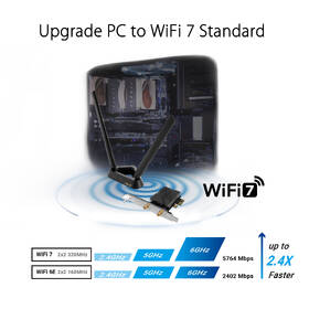 Síťová karta Asus PCE-BE92BT Wi-Fi 7 PCI-E černá

 obrázek produktu 4 z 8