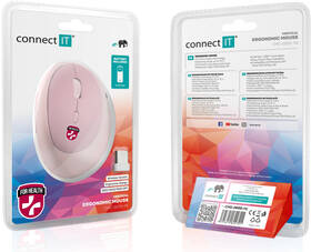 Myš Connect IT vertikální, ergonomická pro ženy růžová

 obrázek produktu 10 z 10
