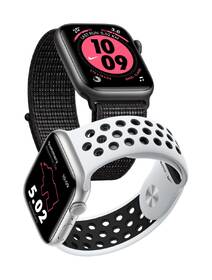 Chytré hodinky Apple GPS 44mm pouzdro z vesmírně šedého hliníku - antracitový/černý sportovní řemínek Nike 

 obrázek produktu 3 z 3