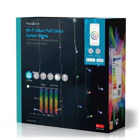 Vánoční osvětlení Nedis SmartLife LED, Wi-Fi, RGB, 180 LED, 3 m, Android / IOS 

 obrázek produktu 8 z 8