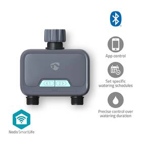 Zavlažovací systém Nedis Bluetooth regulátor průtoku vody šedý

 obrázek produktu 7 z 14