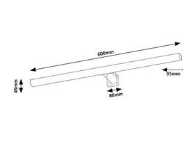 Nástěnné svítidlo Rabalux Oliro 75052, 60cm černé

 obrázek produktu 5 z 6