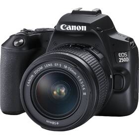 Digitální fotoaparát Canon 250D + 18-55 + SB130 + 16GB karta černý

 obrázek produktu 1 z 9