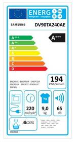 Sušička prádla Samsung DV90TA240AE/LE bílá

 obrázek produktu 1 z 14
