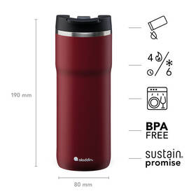 Termohrnek Aladdin 470 ml Burgundy Red 

 obrázek produktu 2 z 5