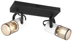Bodové svítidlo TRIO Tosh 2x E14 černá barva
