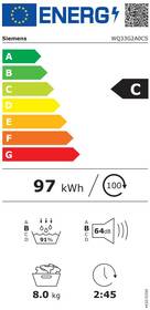 Set výrobků Siemens WG44G2Z3CS + WQ33G2A0CS + WZ27400 bílá barva

