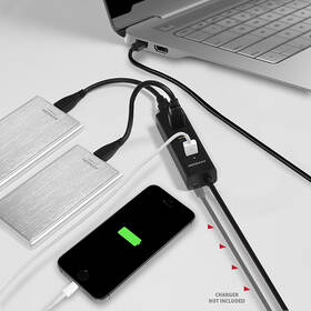 USB Hub Axagon USB / 4x USB 3.0, 1,2 m černý

 obrázek produktu 7 z 8