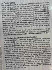Čisticí tablety pro espressa Jura 6 ks 

 obrázek produktu 2 z 2