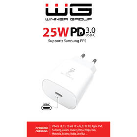 Nabíječka do sítě WG USB-C PD 25W bílá

 obrázek produktu 1 z 1