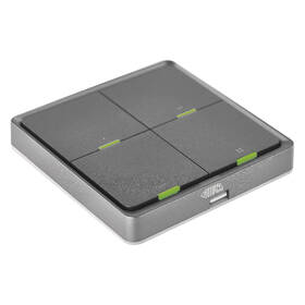 Vypínač EMOS GoSmart IP-2004ZB, ZigBee 3.0, 4-tlačítkový šedý

 obrázek produktu 2 z 8