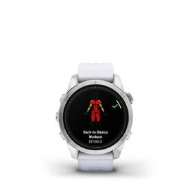 Chytré hodinky Garmin epix Pro (Gen 2) Glass - 42 mm - Silver / Whitestone Silicone Band 

 obrázek produktu 2 z 10
