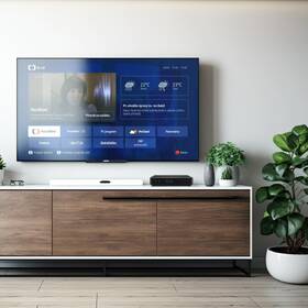 Set-top box Tesla HYbbRID TV TH210 černá barva
