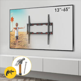 Držák TV Barkan ND300.B, pevný, pro úhlopříčky 32" až 65", nosnost 37 kg černý

 obrázek produktu 1 z 5