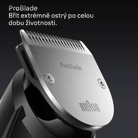 Zastřihovač vousů Braun BT7540 černá barva
