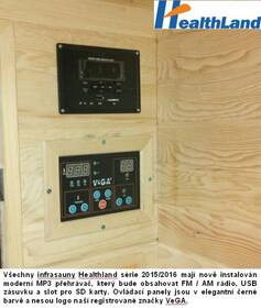 Infrasauna HealthLand DeLUXE 4005 CARBON 

 obrázek produktu 5 z 17