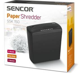 Skartovač Sencor SSK 150 černá

 obrázek produktu 1 z 1