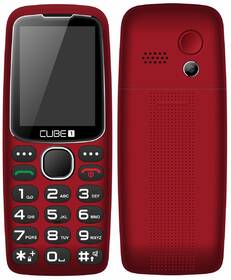 Mobilní telefon CUBE 1 S300 Senior červený

 obrázek produktu 1 z 2