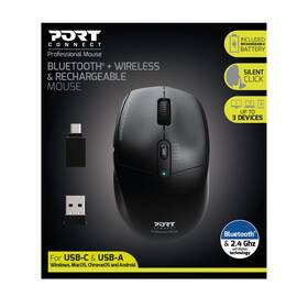 Myš PORT CONNECT Office Rechargeable BT Combo černá

 obrázek produktu 3 z 4