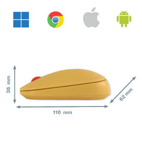 Myš Leitz Cosy žlutá

 obrázek produktu 6 z 8