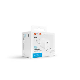 Nabíječka do sítě FIXED Mini, PD 20W, 1xUSB-C + USB-C/USB-C kabel, 1,2m bílá

 obrázek produktu 10 z 10