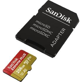 Paměťová karta SANDISK 256GB UHS-I U3 (170R/90W) + adapter 

 obrázek produktu 1 z 3