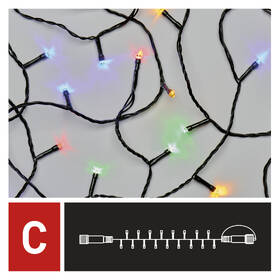 Spojovací řetěz EMOS 100 LED Standard, 10 m, venkovní i vnitřní, multicolor, časovač 

 obrázek produktu 2 z 9