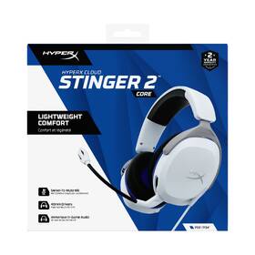 Headset HyperX Cloud Stinger 2 Core White (PlayStation) bílý

 obrázek produktu 6 z 6