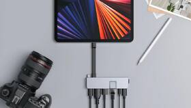 USB Hub Targus USB-C HD7-in-2 /1× USB 3.0, 2× USB-C, HDMI, Jack 3,5 mm, LAN, microSD na MacBook a NTB šedý

 obrázek produktu 7 z 9
