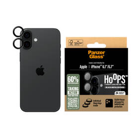 Ochranné sklo čočky fotoaparátu PanzerGlass HoOps na Apple iPhone 17/16/16 Plus černé

 obrázek produktu 1 z 4