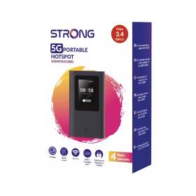 Přenosný hotspot Strong 5G MIFI AX1800 černá barva
