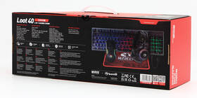 Klávesnice s myší Marvo LOOT 40, CZ/SK layout, headset, mousepad černá

 obrázek produktu 8 z 8