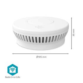 Detektor kouře Nedis SmartLife, Wi-Fi bílý

 obrázek produktu 7 z 14