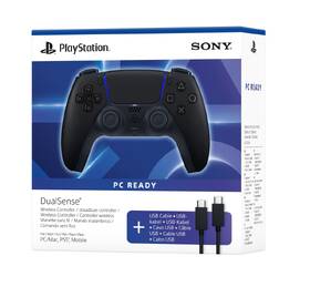 Bezdrátový ovladač Sony DualSense pro PS5 + kabel USB pro PC černý

 obrázek produktu 6 z 7