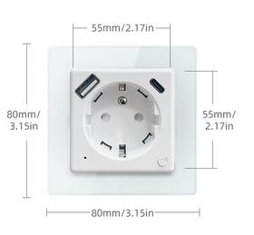 Chytrá zásuvka IMMAX NEO SMART, Nexa s kolíkem (typ E)/ 1x USB/ 1x USB-C/ PD 20W/ Zigbee/ LIDL/ TUYA bílá

 obrázek produktu 1 z 2