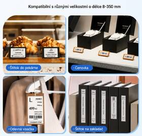 Tiskárna štítků Niimbot B2 + role štítků 230 ks šedá

 obrázek produktu 11 z 13