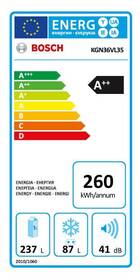 Chladnička s mrazničkou Bosch KGN36VL35 Inoxlook

 obrázek produktu 1 z 3