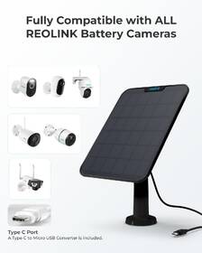 Solární panel Reolink Solar Panel 2 Type-C černý

 obrázek produktu 5 z 6