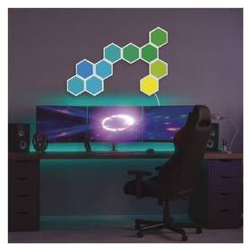 Nástěnné svítidlo EMOS GoSmart, 19 W, RGB hexagons (10 ks) bílé

 obrázek produktu 9 z 9